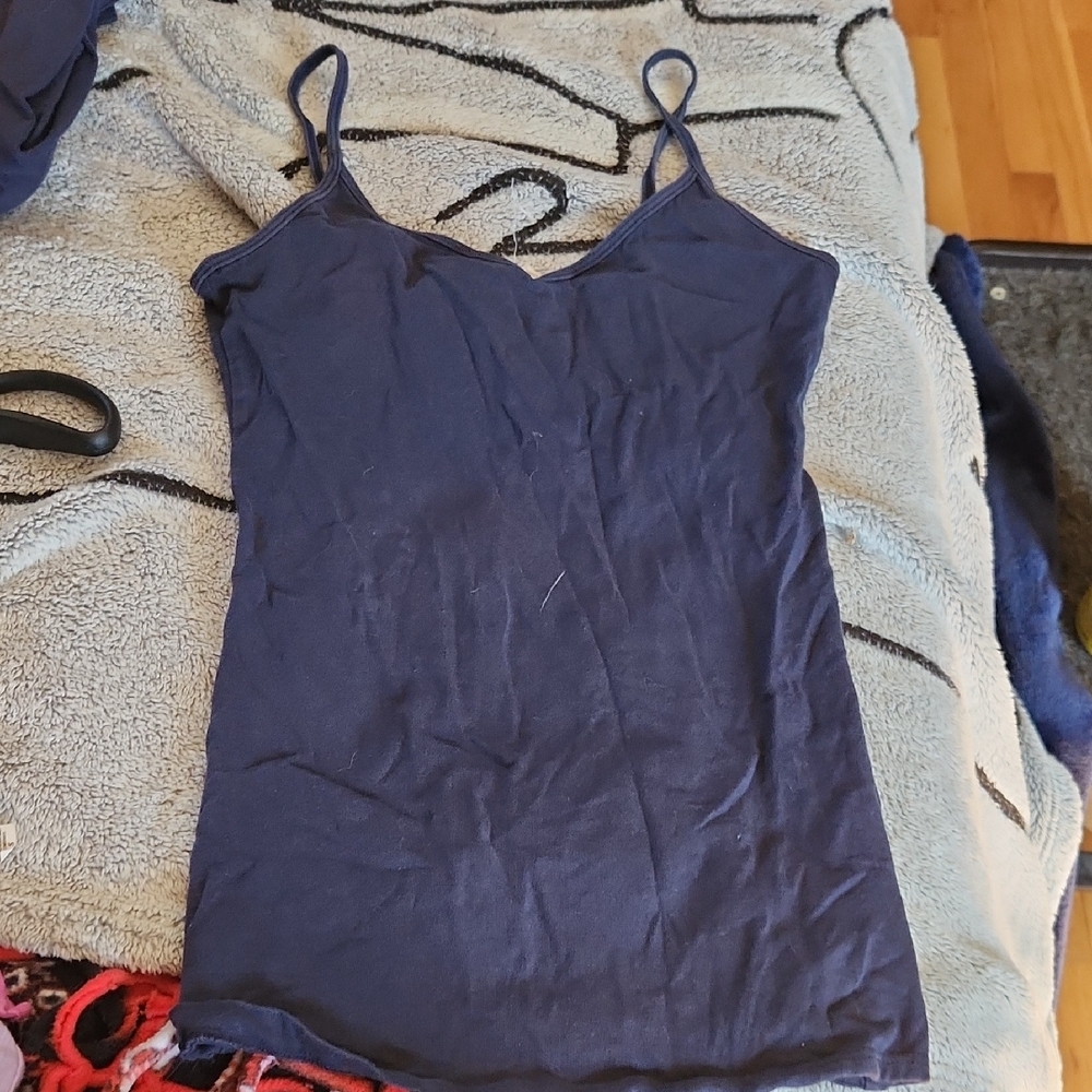 Forever 21 Navy Spaghetti Strap Tank